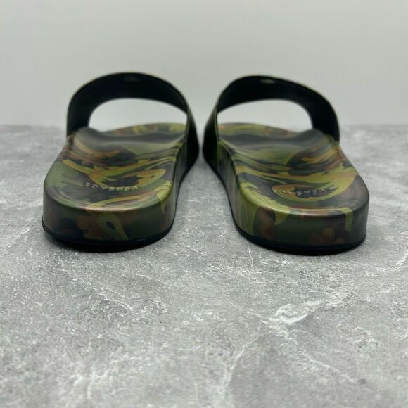 NWT Versace Slide 'Baroccoflage Print Slides Men’s Camouflage size 40 - Picture 9 of 15